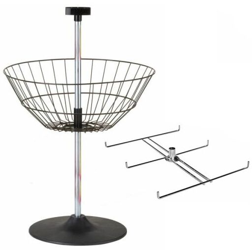 Spinner Rack with Hooks Spinning Rack Wire Display Counter Top
