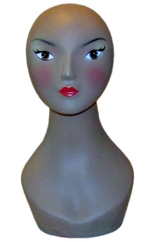 Mannequin Head, Hat Display Form, Jewelry Display, Female Scarf Display