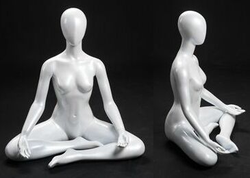 Yoga Mannequin in OM pose