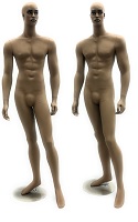 African American Male Mannequin, Realistic Afro-American Male Mannequin