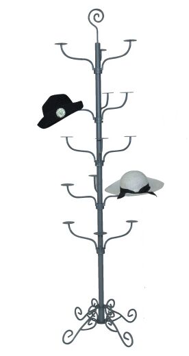 Boutique Hat Rack, Elegant Hat Rack, Hat Display< Millinery Rack