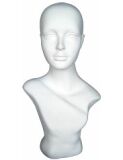 Abstract Face Mannequin Head, Display Form Face, Hat Display Form, Jewelry Display, Female Scarf Display