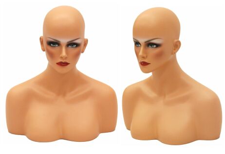 Wig Display Mannequin Head, Unique Display Mannequin Form,  Fashion Mannequin Display, High Fashion Jewelry Display