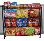 Silver Only Hangers Snack Display Rack 