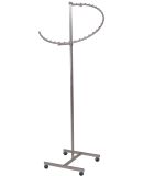 Spiral Clothing  Rack with casters, wheels